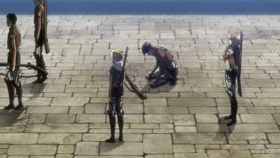 じゃ 一杯行くか ああ よく働いてからな - Attack on Titan