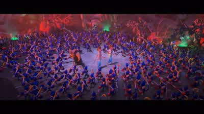 Jab, jab, jab. - The Croods: A New Age