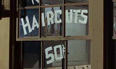 JACK: "Haircuts, 50 cents." - The Adventures of Bullwhip Griffin