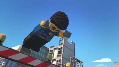 -[jack hammer whirrs]
-[plank clanks] - LEGO City Adventures