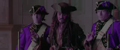 Jack our sands be all but runWhere's the harm in joining the winning sideAnd you do meet a nicer class of personI understand everythingExcept that wig - Pirates of the Caribbean: On Stranger Tides