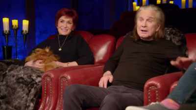 [Jack and Sharon laughing] - The Osbournes Want to Believe
