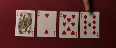 Jack and ten. Michael has hearts,
Jake has diamonds. - Poker Face