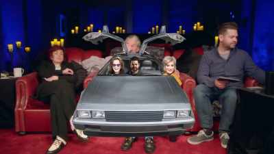 [Jack]
Time Travel, doppelganger, - The Osbournes Want to Believe