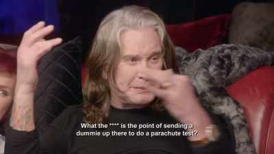 [Jack] Um, an interesting
fact though - The Osbournes Want to Believe