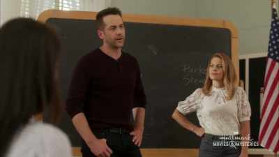 Jack's blood must've
gotten on my shirt - Aurora Teagarden Mysteries: Reunited and It Feels So Deadly