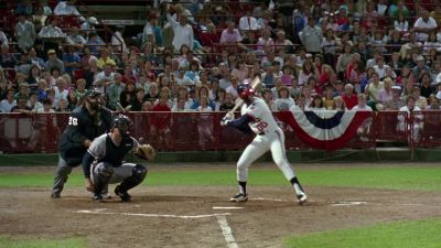 Jackson deals Hayes pops it up - Major League