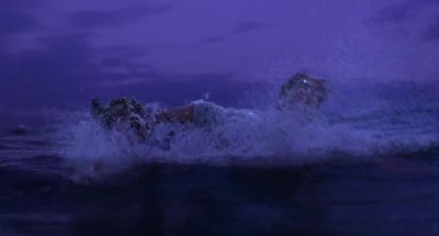 -[Jacob coughs and splutters]
-[Maisie gasps for air] - The Sea Beast