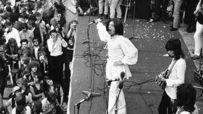 Jagger dancing on the dead
butterflies was probably - Days of Rage: The Rolling Stones' Road to Altamont