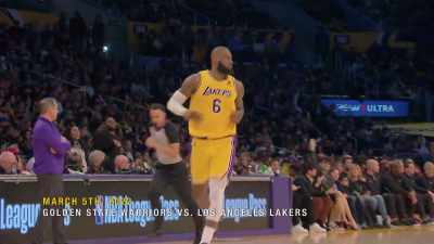 James tries another three.
That's good! James from downtown. - Stephen Curry: Underrated