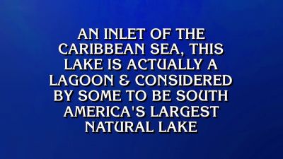 James.
- What is Maracaibo? - Jeopardy! Masters
