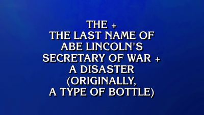James.
- What is The Stanton Fiasco? - Jeopardy! Masters