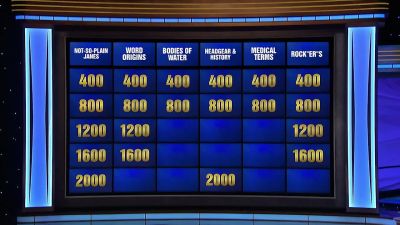 James.
- What's a gable? - Jeopardy! Masters