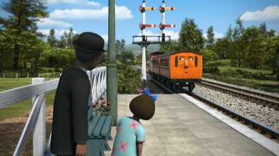 James! You'’ve stopped beyond
the platform again! - Thomas & Friends: Journey Beyond Sodor