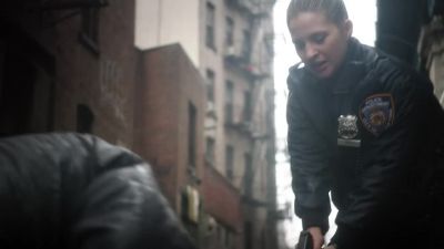 JAMIE:
Hands behind your back. - Blue Bloods