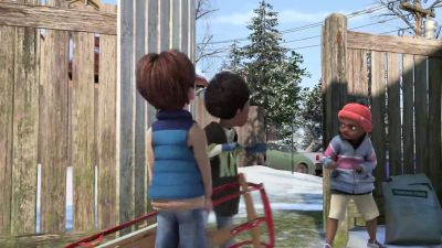 Jamie hatWe don't want Jack Frost nipping at your noseWho's Jack FrostNo one honey It's just an expressionHey - Rise of the Guardians