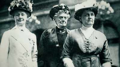 Jane Adams is there, women's
suffragettes are there, - Theodore Roosevelt