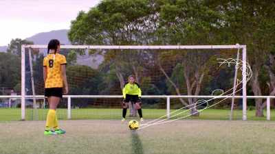 - [Janessa] Just let yourself  
  be present in the moment.      - Back of the Net