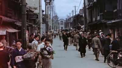 JAPANESE CITIZENS - The Pacific War in Color