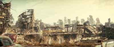 [jarring music playing] - Fallout