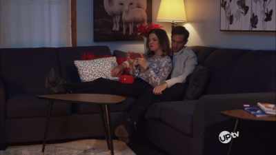 [Jason's cell phone buzzes] - A Christmas Recipe for Romance