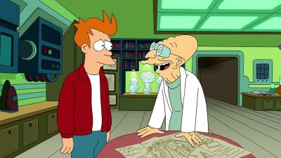 (Jaunty jazz playing) - Futurama