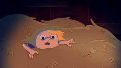 Jay took the magic kitty
to the destiny crater - Adventure Time: Fionna & Cake