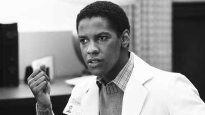 [jazz music] - Denzel Washington: American Icon