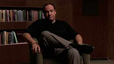 [jazzy, upbeat drumbeat playing] - Wise Guy: David Chase and The Sopranos