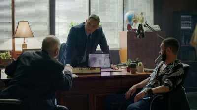 - Jeez, is he--
- Trying to kidnap
your client? Yes. - Almost Paradise
