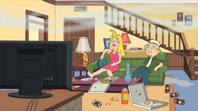 Jeff!
(screams) - American Dad!