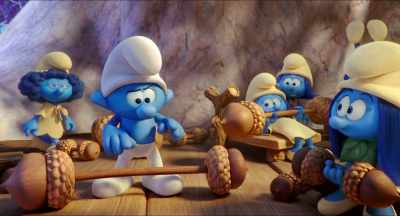 JEFFORDS: Jen Kluska actually
storyboarded this scene, - Smurfs: The Lost Village