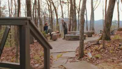 JENNIFER SAMS: We have a great
fire pit out to the right side - The Cabin Chronicles
