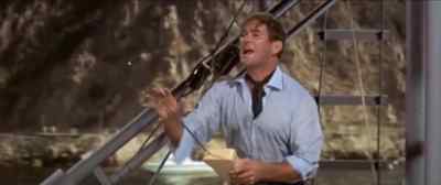 Jenny, don't worry!
I'll steer you between them! - The Glass Bottom Boat