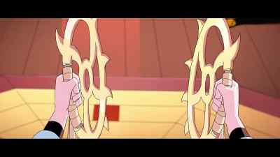 -[Jentry grunts]
-[music fades] - Jentry Chau vs the Underworld