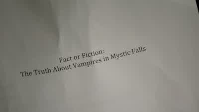 Jeremy wrote this? - The Vampire Diaries