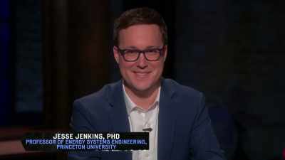 Jesse Jenkins is a professor
of energy systems engineering - The Problem With Jon Stewart