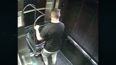 Jesse was recorded
taking the suitcase - Killers: Caught on Camera