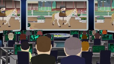 Jesus Christ...
It's dressage. - South Park