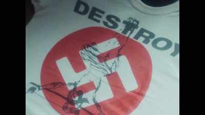 Jesus is upside down, - Pistol