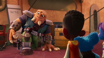Jet boots, detonators, infrared binocs. - Star Wars: Young Jedi Adventures