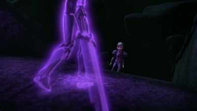 -Jim?
-[blade scrapes] - Wizards: Tales of Arcadia