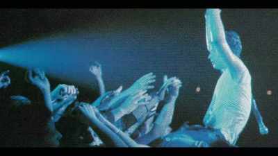 Jim doing his dance and his moves, - Simple Minds: Everything is Possible