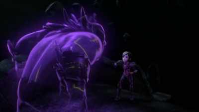 -[Jim roars]
-[Claire gasps] - Wizards: Tales of Arcadia