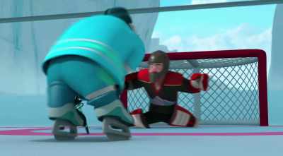 - [Jim] She shoots, she scores!
- [horn blows] - Norm of the North: Keys to the Kingdom