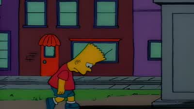 JIMBO'S VOICE: Beat it, Simpson. - The Simpsons