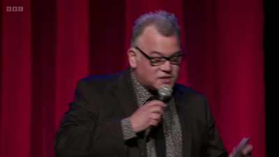 "Jimmy Carr.
Nothing is off limits..." - Stewart Lee: Tornado