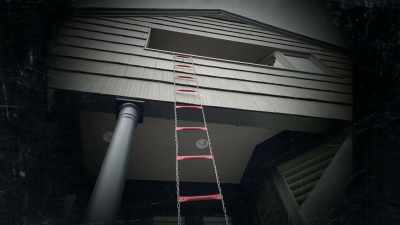  Jimmy could have escaped
 down that ladder - Phrogging: Hider in My House