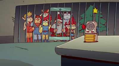 ["Jingle Bells"
instrumental playing] - ThunderCats Roar