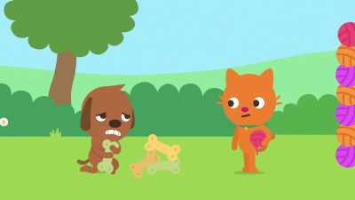 Jinja, I don't think I know
how to build a fort. - Sago Mini Friends